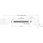 1/2" dia. Turnbuckle Body