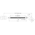 1/2" Diameter Hook to Eye Turnbuckles Hardware Turnbuckle