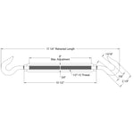 1/2" Diameter Hook to Hook Turnbuckles Turnbuckle