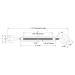 1/4" dia. Turnbuckles