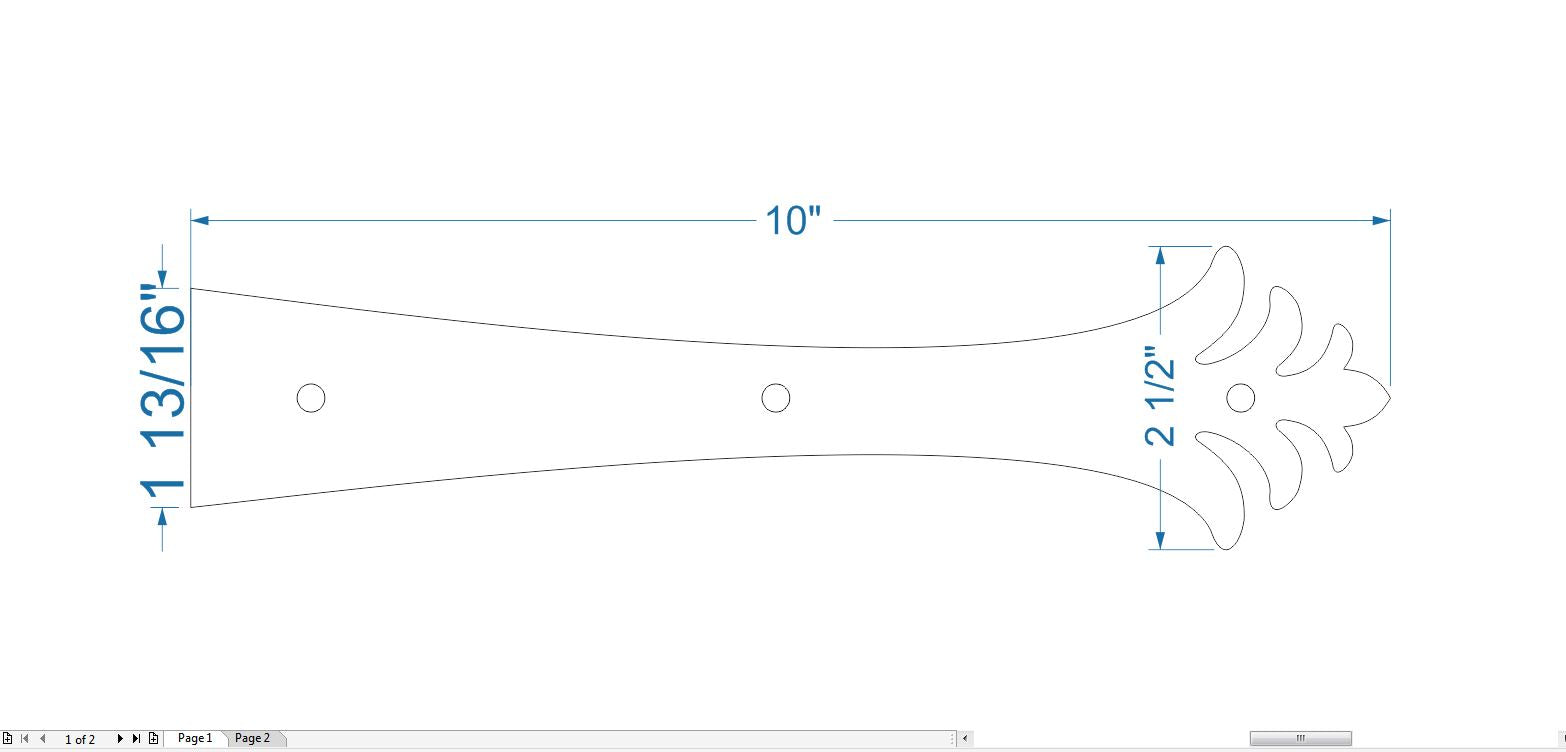 Correa de bisagra de imitación de hierro greco-persa