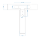 Colonial Iron T Face Plate