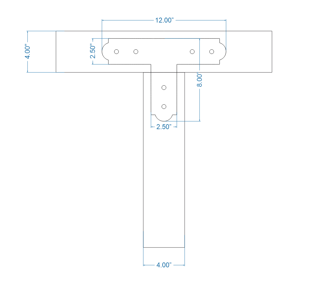 Colonial Iron T Face Plate