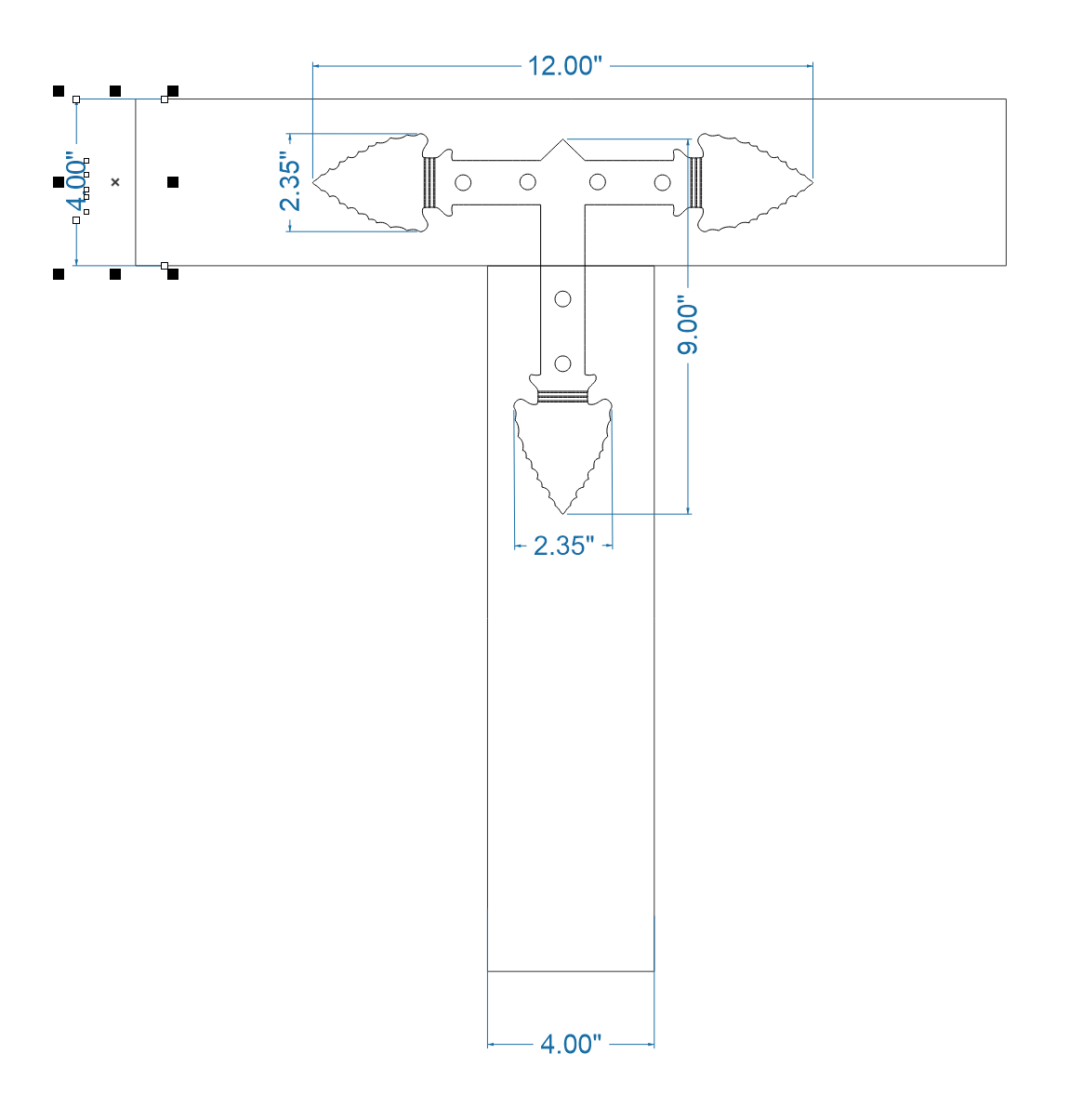Authentic Arrowhead Iron T Face Plate
