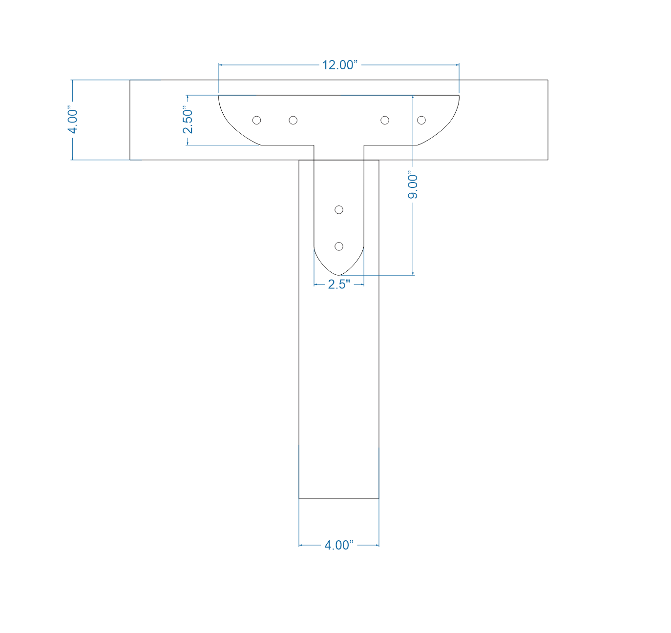 Tuscan Iron T Face Plate