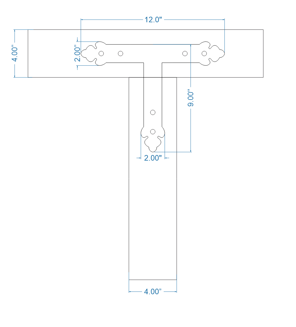 Mediterranean Iron T Face Plate