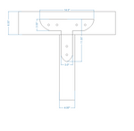 Tuscan Iron T Face Plate