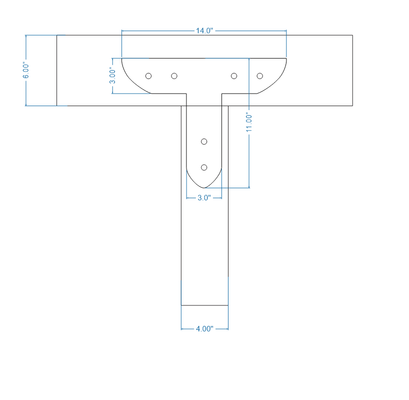 Tuscan Iron T Face Plate