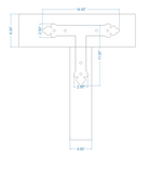 Mediterranean Iron T Face Plate