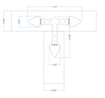 Authentic Arrowhead Iron T Face Plate