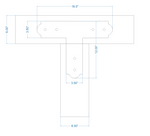 Colonial Iron T Face Plate