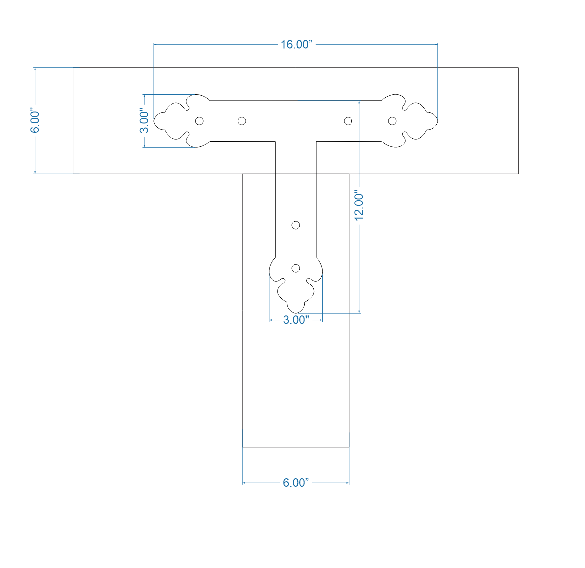 Mediterranean Iron T Face Plate