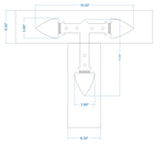 Authentic Arrowhead Iron T Face Plate