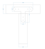 Colonial Iron T Face Plate
