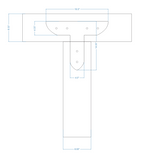 Tuscan Iron T Face Plate