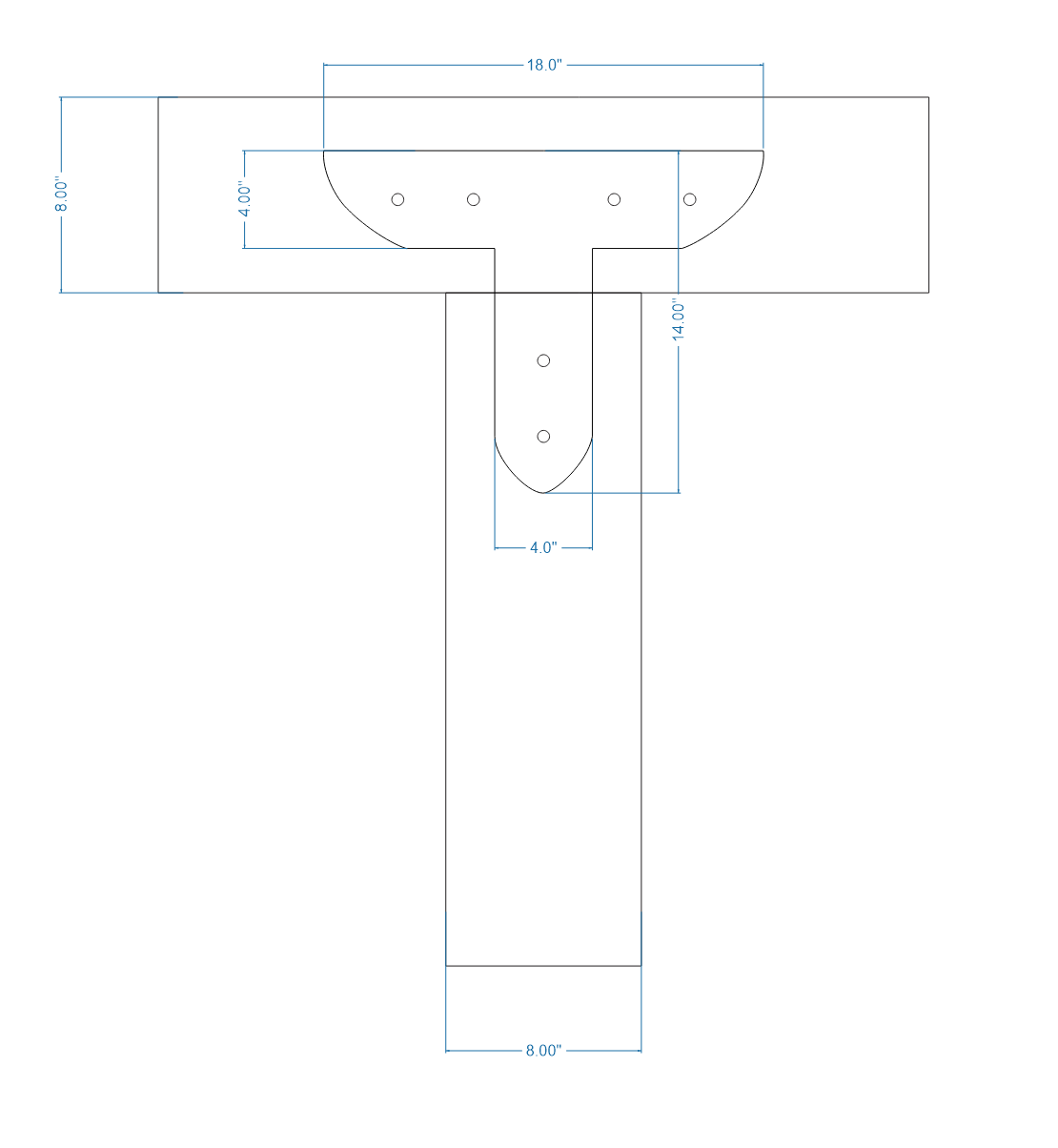 Tuscan Iron T Face Plate