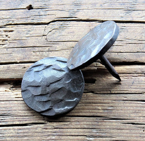 1 1/4" Round Distressed Head Clavo / Decorative Nail Head - Old West Iron