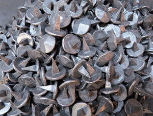 1 1/4" Rough Lot of 200 Clavos / Decorative Nail Heads - Old West Iron