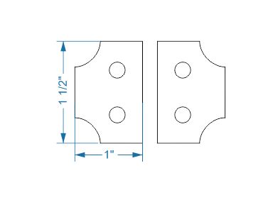 Transitional Iron Hinge