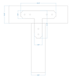 Transitional Iron T Face Plate