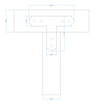 Colonial Iron T Face Plate