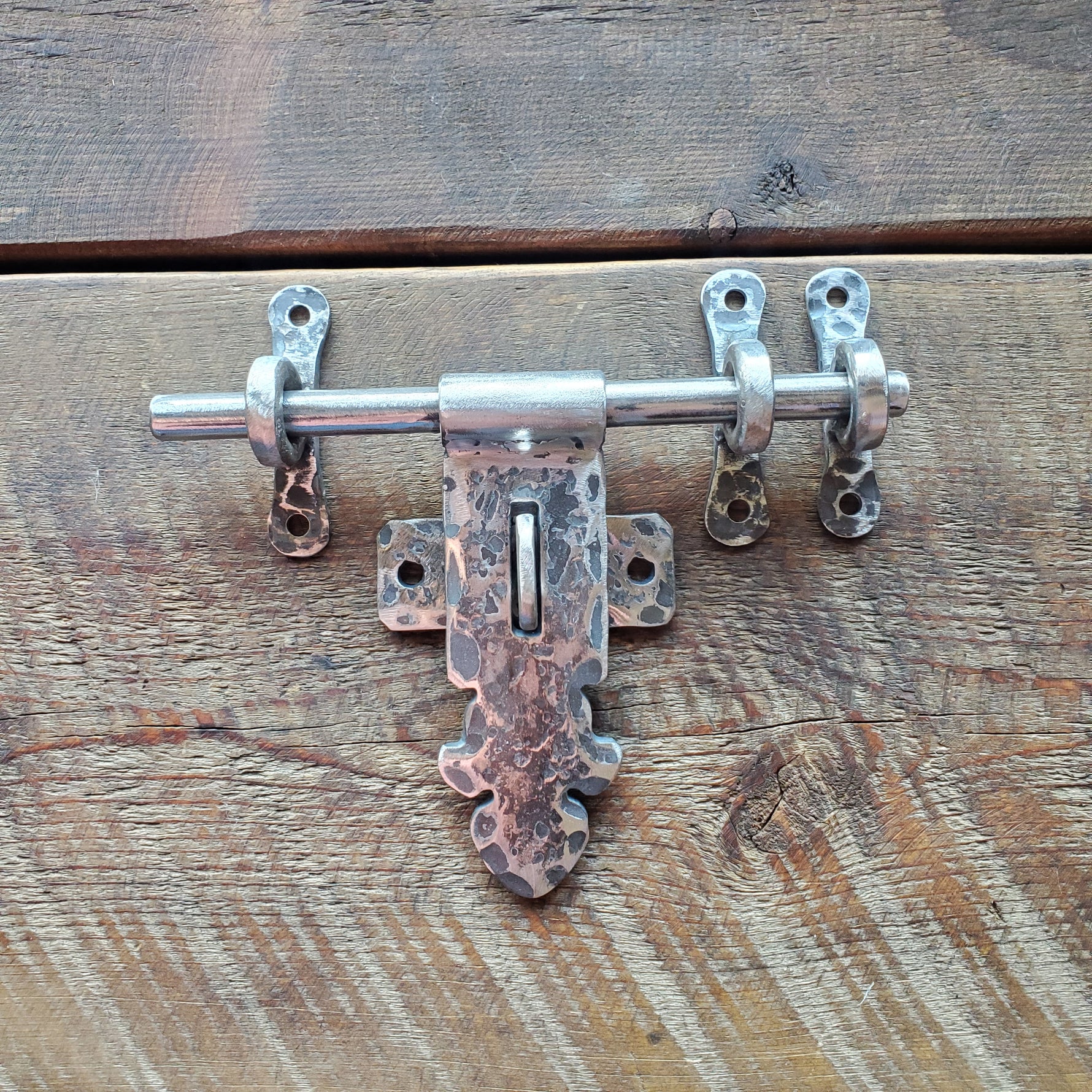 Spanish Cathedral Iron Slide Bolt Latch Strikes Latches