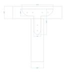 Tuscan Iron T Face Plate