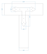 Mediterranean Iron T Face Plate