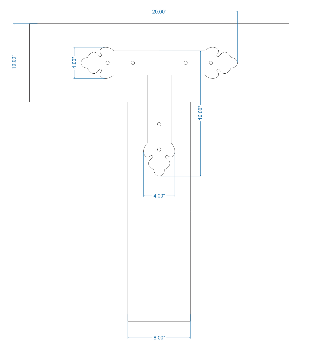 Mediterranean Iron T Face Plate