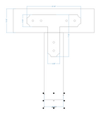Transitional Iron T Face Plate