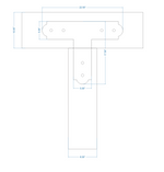 Colonial Iron T Face Plate