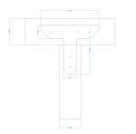 Tuscan Iron T Face Plate