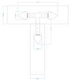 Authentic Arrowhead Iron T Face Plate