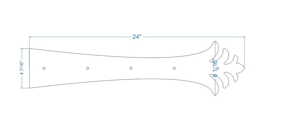 Correa de bisagra de imitación de hierro greco-persa