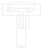 Cottage Iron T Face Plate