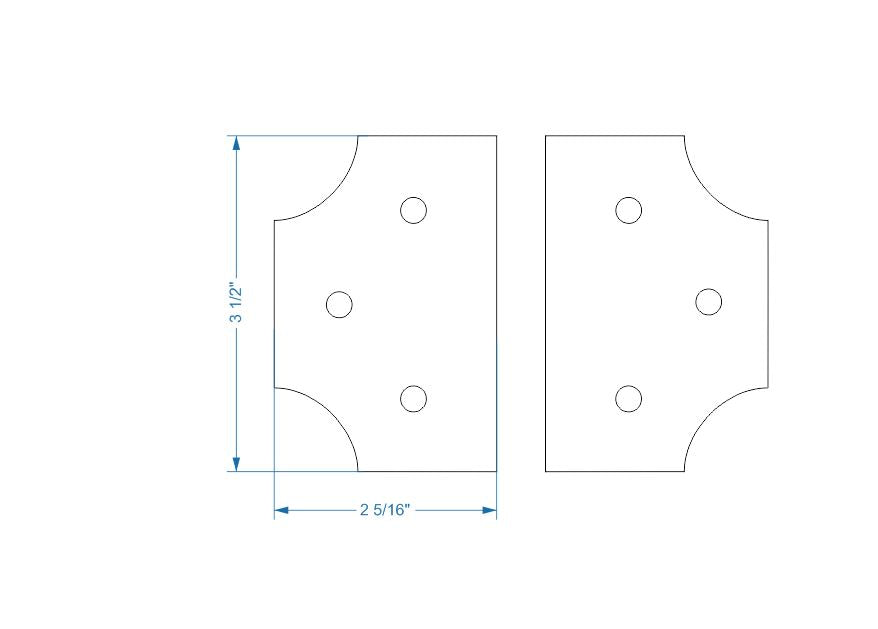 Transitional Iron Hinge