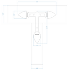 Authentic Arrowhead Iron T Face Plate