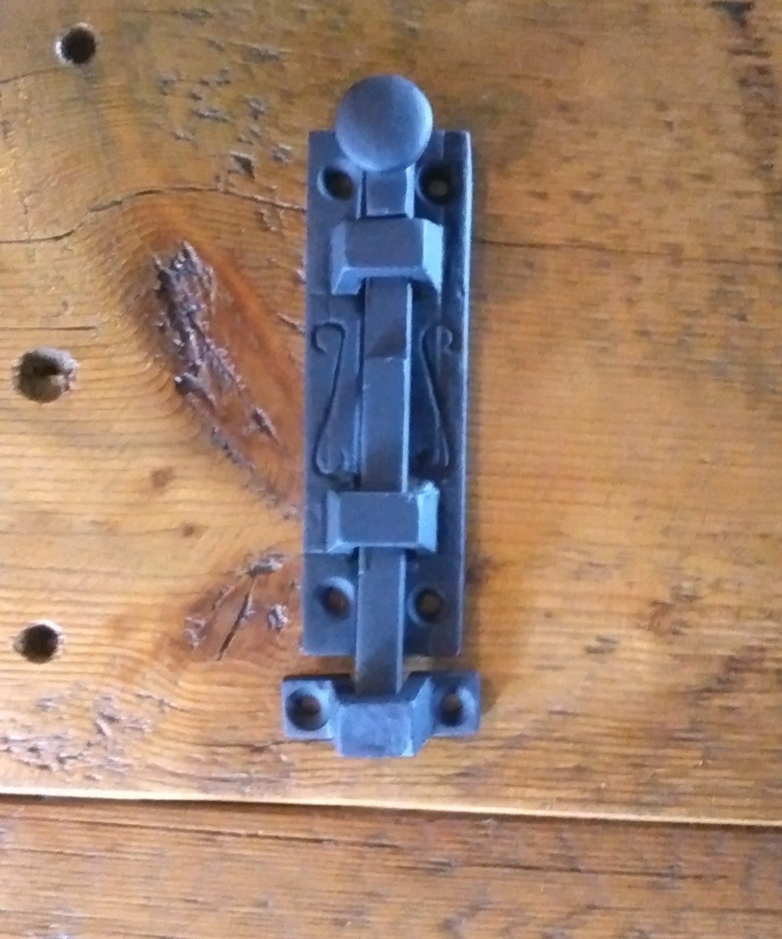 Tuscan Iron Slide Latch Cabinet Catches Latches