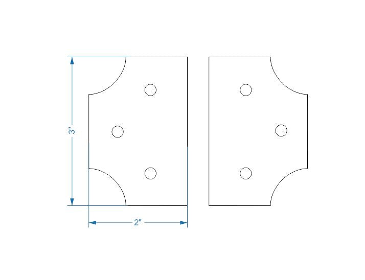 Transitional Iron Hinge