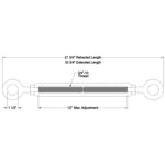 Corps de tendeur 3/4" dia.