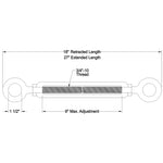 Corps de tendeur 3/4" dia.