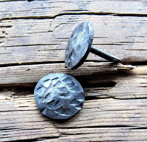3/4" Round Distressed Head Nail - Old West Iron