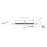 3/8" dia. Hook to Eye Turnbuckles Lifting Hooks, Clamps & Shackles Turnbuckle