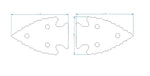 Authentic Arrowhead Iron Hinge