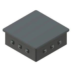 IN STOCK Simple Iron Post Cap - Old West Iron