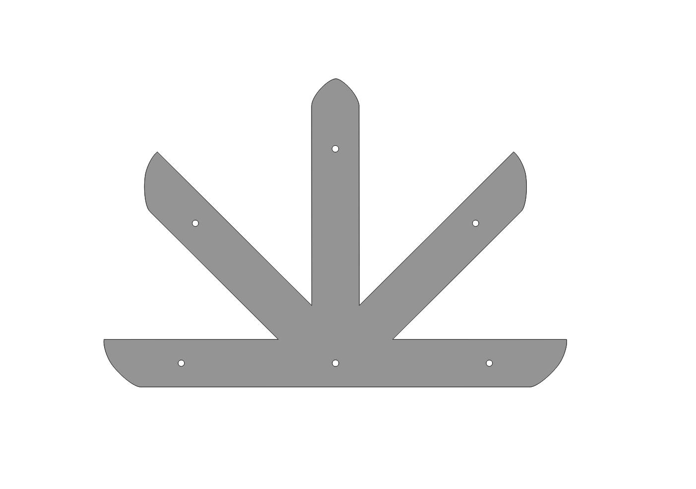 Tuscan Iron Center Plate