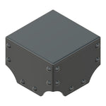 Transitional Iron Post Cap