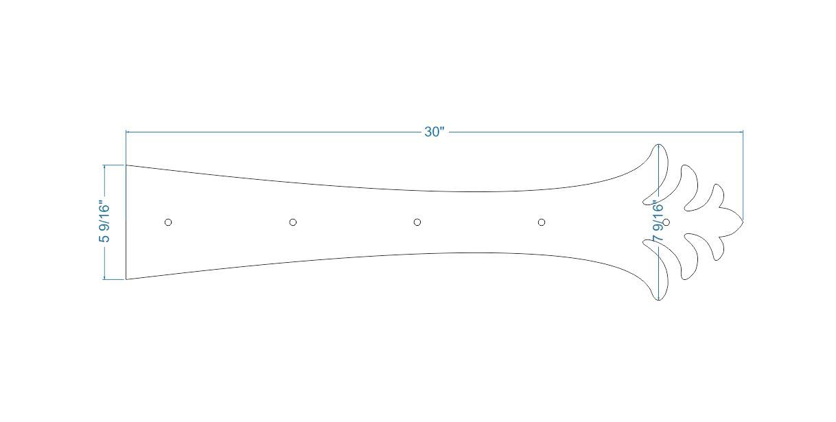 Correa de bisagra de imitación de hierro greco-persa