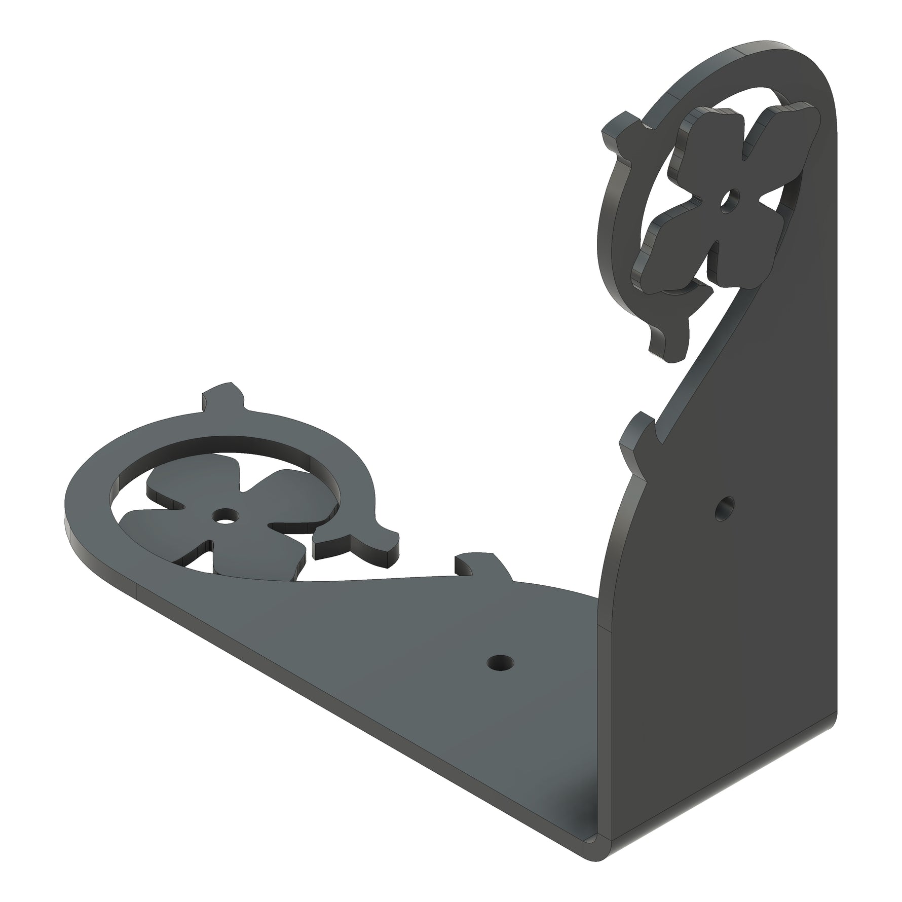 Correa de esquina de hierro Mid-Century