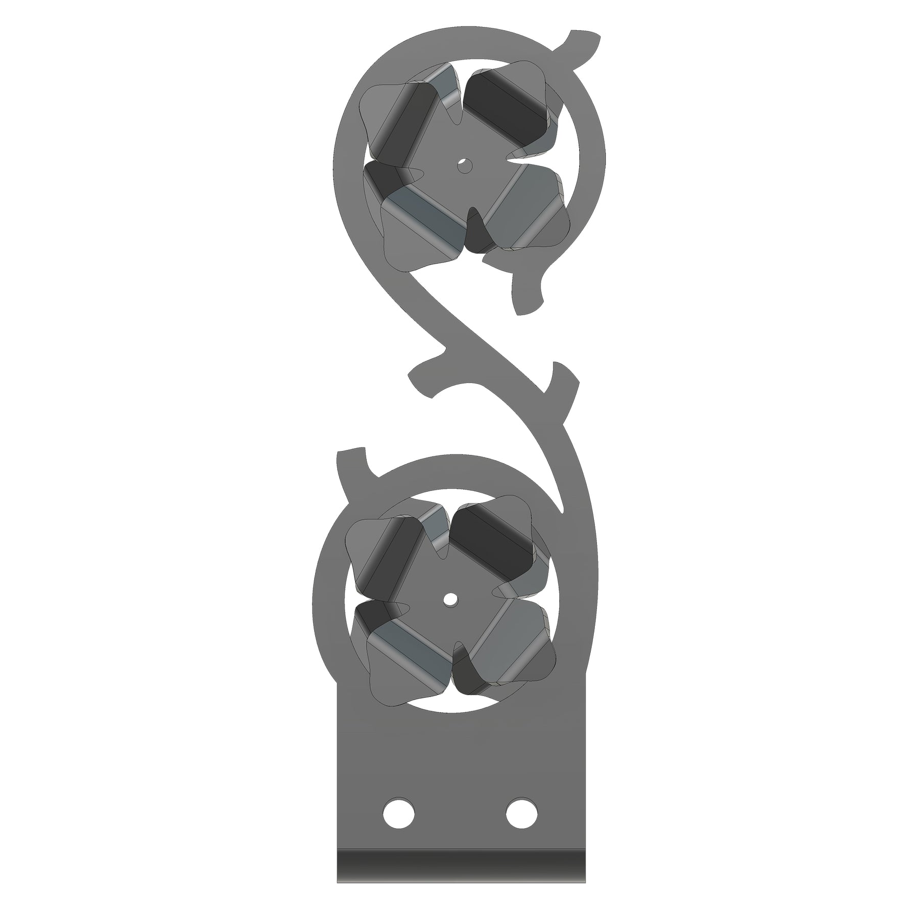 Finnish Folk Ironwork Beam Strap